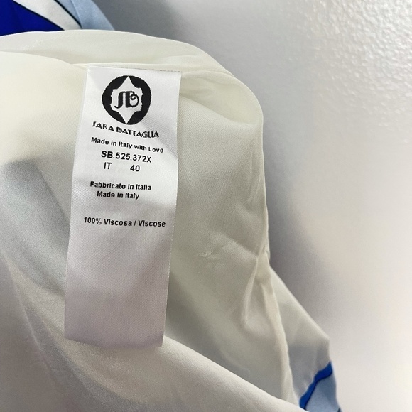 SARA BATTAGLIA Abstract Tank Dress in Blue Size IT 40 // US 4 - Picture 7 of 12